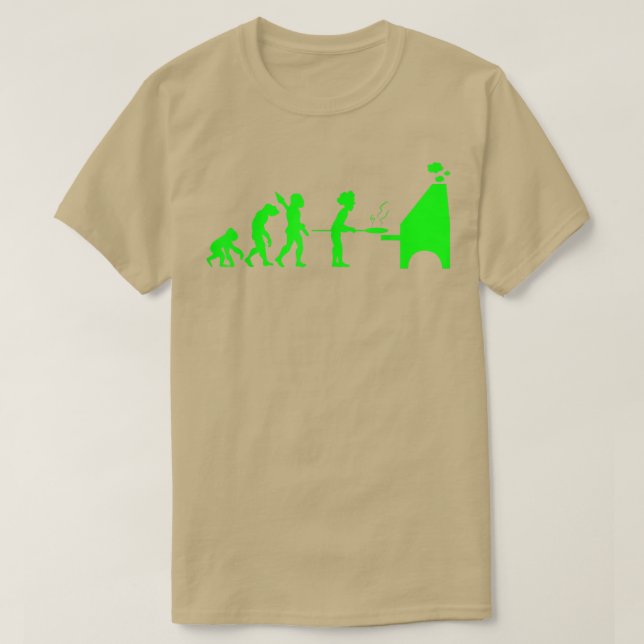 Pizza Baker Pizza Baking Pizzeria Baker Work Evolu T Shirt (Design framsida)