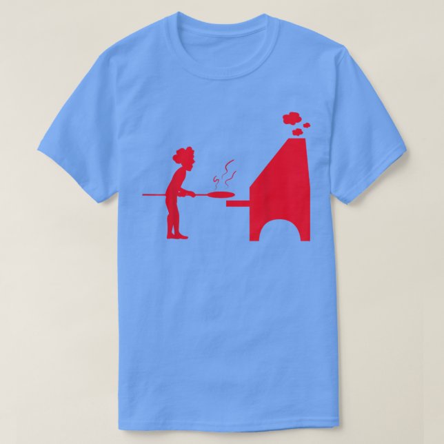 Pizza baker, pizzabagare, pizzeria, bagare, profet t shirt (Design framsida)