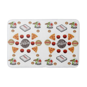 Pizza Bathroom Bathmat Badrumsmatta