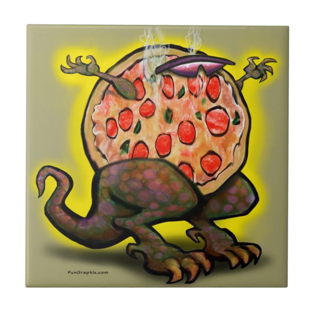 Pizza Beast Kakelplatta (Framsidan)