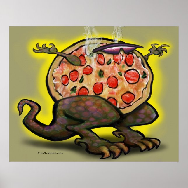 Pizza-Beast Poster (Framsidan)