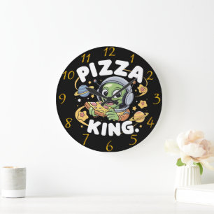 Pizza Beats: Tecknade figurer grooving med huvudp Stor Klocka