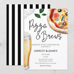 Pizza & Beer Brew Par Möhippa Möhippa Inbjudningar