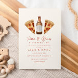 Pizza & Beer Diaper Avslappnad Par Baby Shower Inbjudningar<br><div class="desc">Pizza & Beer Diaper Avslappnad Par Baby Shower. Perfekt för en avslappnad par babydusch där båda föräldrarna kan gå med i roligten!</div>
