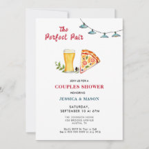 Pizza & Beer Perfekt Pair Par Shower