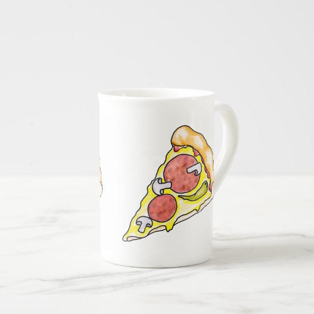 Pizza Benporslin Mugg (Framsida höger)