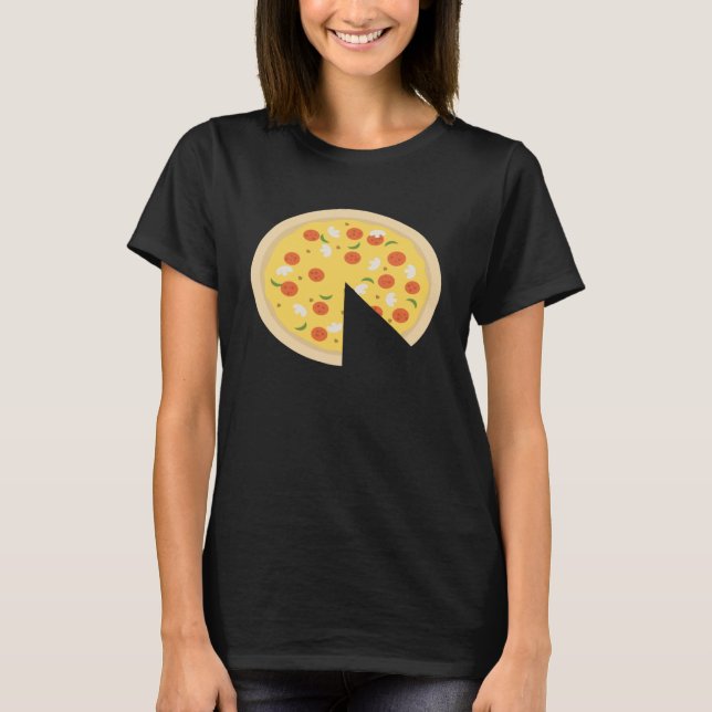 Pizza Biet Segce saknas Far Son Cute T Shirt (Framsida)