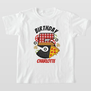 Pizza Birthday 5 Femte födelsedagen Pizza shirt T