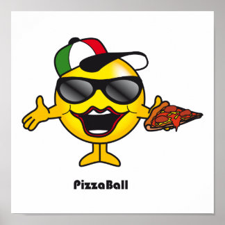 Pizza Boll Poster