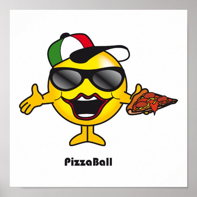 Pizza Boll Poster (Framsidan)