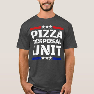 Pizza-bortskaffningsenhet Funny Pizza Eating Pizza T Shirt