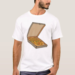 Pizza Box Pop Art Skiva T Shirt
