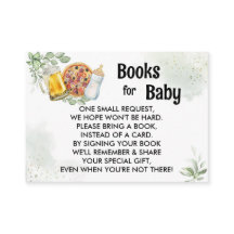 Pizza & Brews Baby Shower Bok Request Greenery