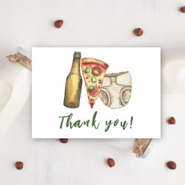 Pizza, Brews och Dengor för babydusch Tack