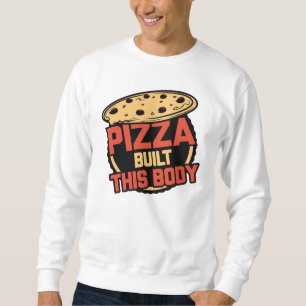 Pizza Byggde Denna Kroppsform Lång Ärmad Tröja