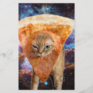 Pizza Cat i Space med Pizza-segment