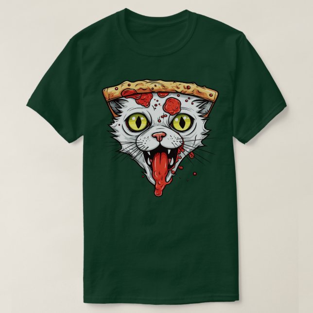 Pizza cat t shirt (Design framsida)