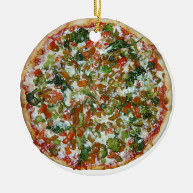 pizza ceramic ornament (Framsidan)