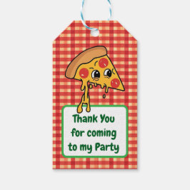 Pizza Chef Barns födelsedag Party Presentetikett