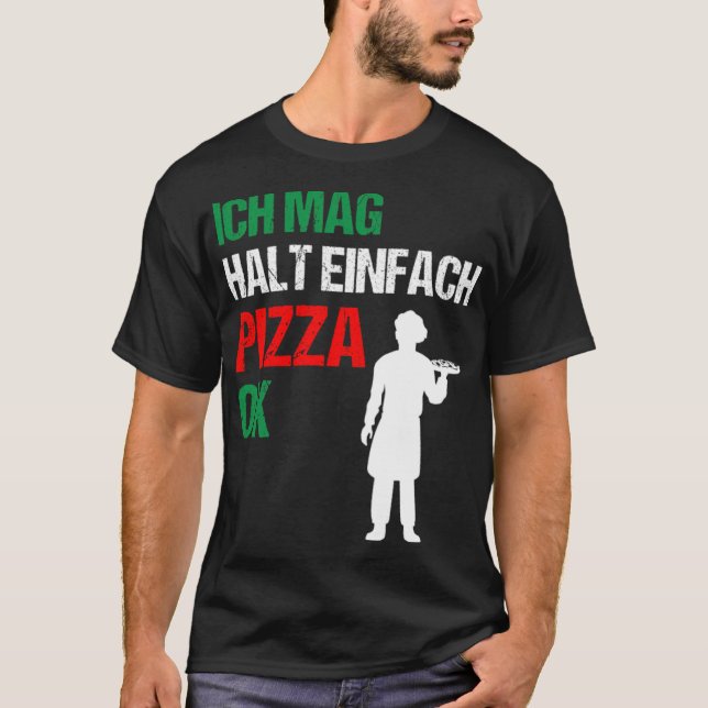 Pizza Chef Pizzeria Cook Funny Quote-födelsepojke T Shirt (Framsida)