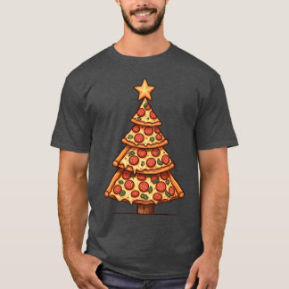 Pizza Christmasree-vänner T Shirt