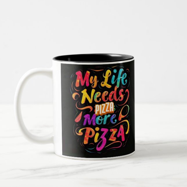 Pizza Coffee Mugg (Vänster)