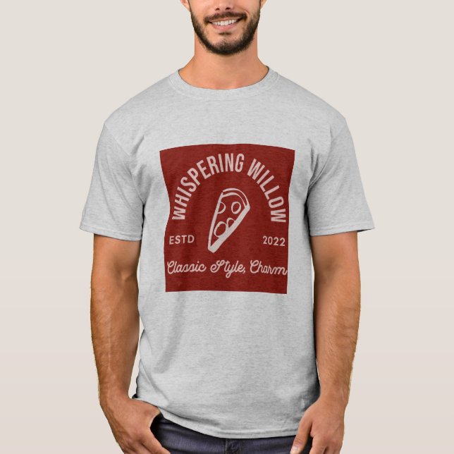 pizza con estilo clásico y mucho encanto t shirt (Framsida)