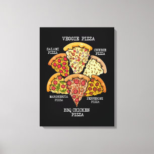 Pizza Connoisseur Italia Pizza American Pizza Canvastryck