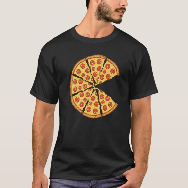 Pizza Costume Cute Pizza Slice Couple Matching Piz T Shirt (Framsida)