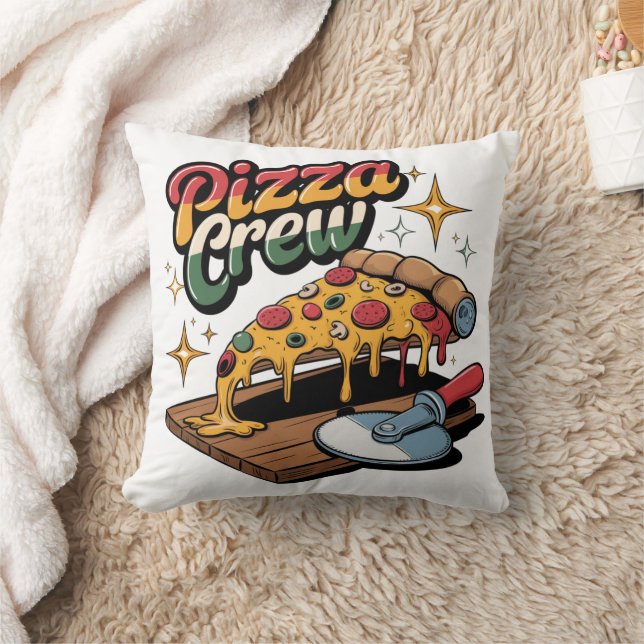 Pizza Crew Kudde (Filt)