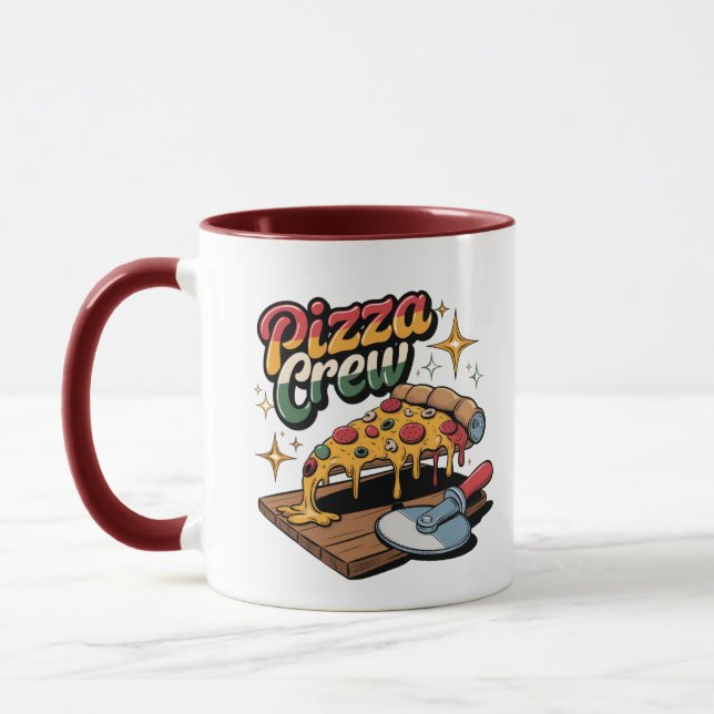 Pizza Crew Mugg (Vänster)