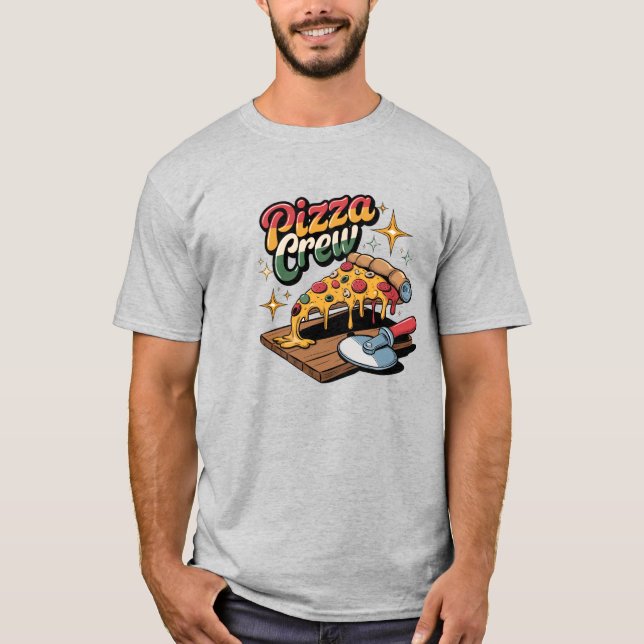 Pizza Crew T Shirt (Framsida)