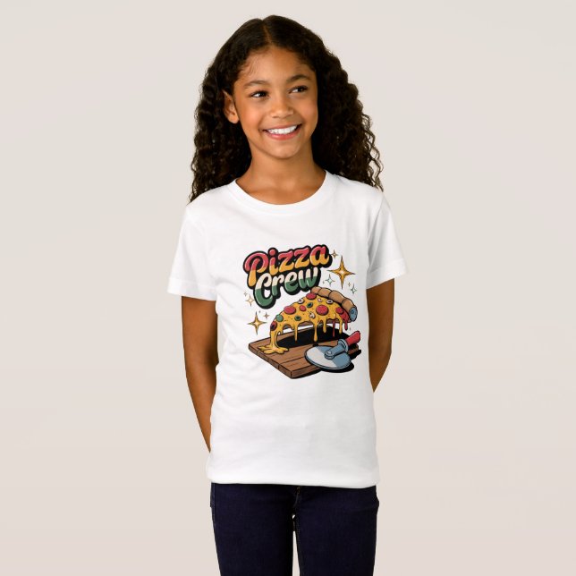 Pizza Crew T Shirt (Hel framsida)