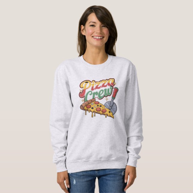 Pizza Crew T Shirt (Hel framsida)