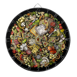 PIZZA Dartboard Darttavla