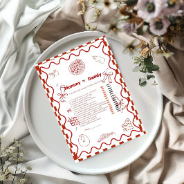 Pizza del ivery baby-babyduschkort inbjudningar