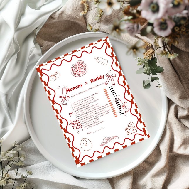 Pizza del ivery baby-babyduschkort inbjudningar (Skapare uppladdad)
