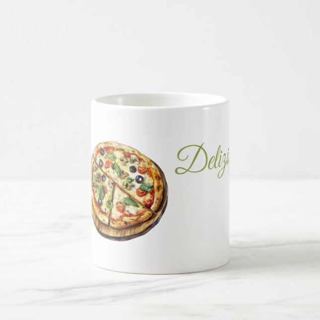 Pizza Delisioso (delicious) Kaffemugg (Center)