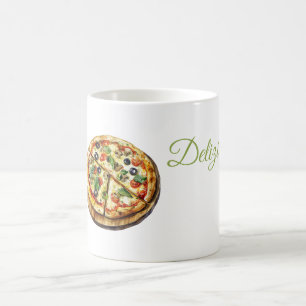 Pizza Delisioso (läcker) Kaffemugg