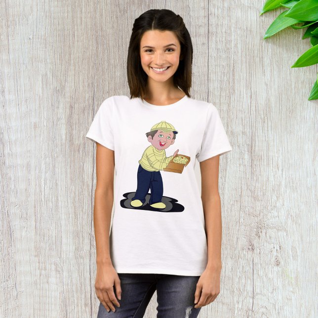 Pizza Delivery Boy Food T-Shirt (Skapare uppladdad)