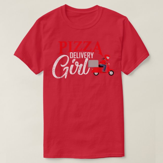 Pizza Delivery Girl Matching Pizza Costume for Wom T Shirt (Design framsida)