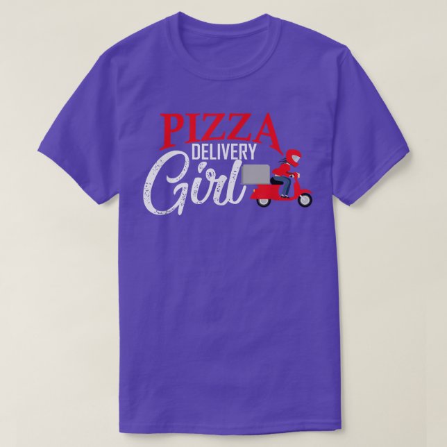 Pizza Delivery Girl Matching Pizza Costume for Wom T Shirt (Design framsida)