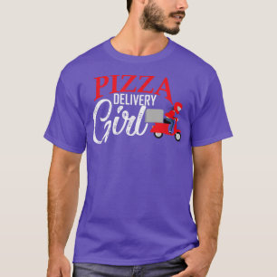 Pizza Delivery Girl Matching Pizza Costume for Wom T Shirt