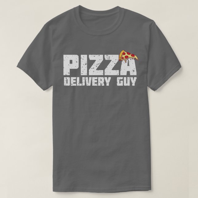 Pizza delivery guy - Design for pizza lovers Premi T Shirt (Design framsida)