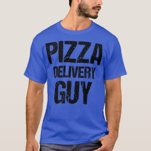 Pizza Delivery Guy Eating Pizza Italia Food Älskar T Shirt