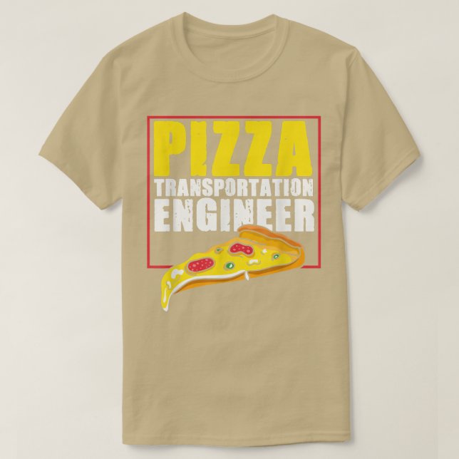 Pizza Delivery Guy Ingenjör 15653147 T Shirt (Design framsida)