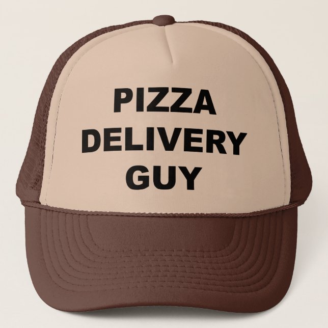 Pizza Delivery Guy Keps (Framsida)