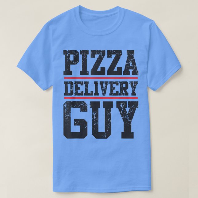 Pizza Delivery Guy Matching Pizza Costume For Men  T Shirt (Design framsida)