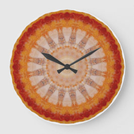 Pizza Design Round Clock Stor Klocka