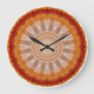Pizza Design Round Clock Stor Klocka
